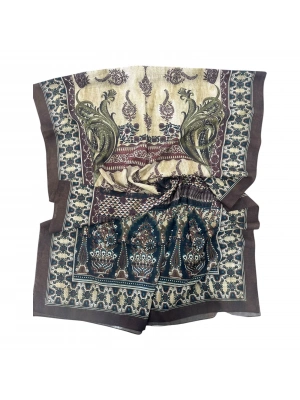 Luven Sara İpek Şifon Şal D3