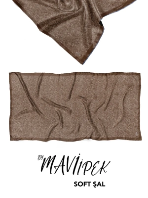 Mavi İpek Soft Pamuklu Şal Desen 2 D5