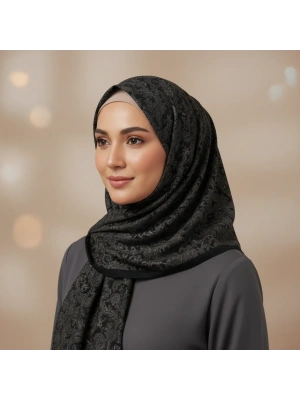 Şehri Şal Bambu Kraş Şal 6143 D7