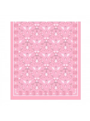 Şehri Şal Bambu Kraş Şal 6371 Pembe