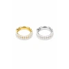 Halka Çift Sıra İnci Piercing&Küpe