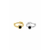 Halka Siyah Benek Piercing&Küpe