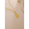 925 Ayar Gümüş Medallion Kolye