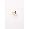 14 Ayar Altın Drop Dark Blue Yüzük