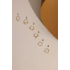 14 Ayar Altın Halka Piercing 16