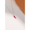 14 Ayar Altın Red Pepper Kolye