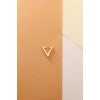 14 Ayar Altın Triangle Taşlı Küpe