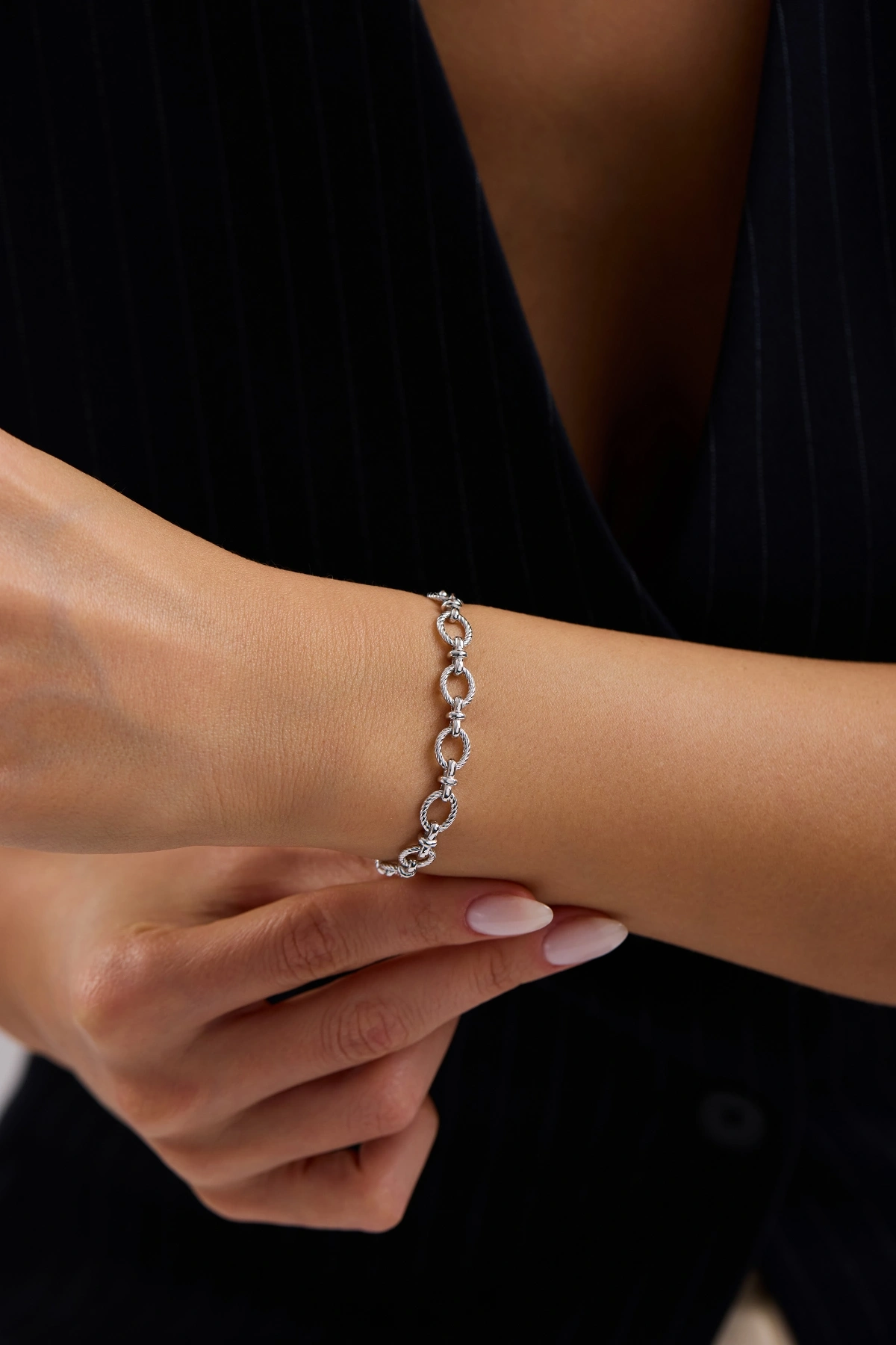 925 Ayar Gümüş Shakel Bileklik