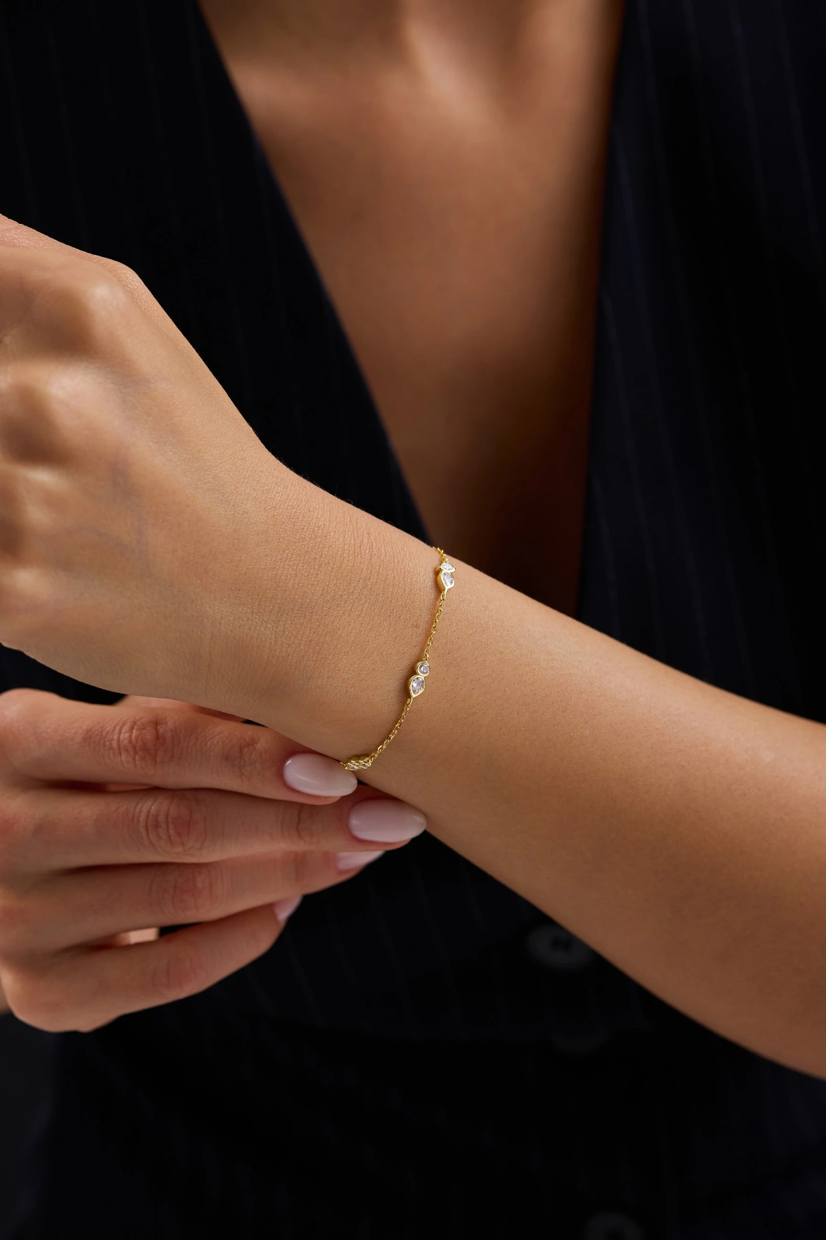 925 Ayar Gümüş Spun Bileklik