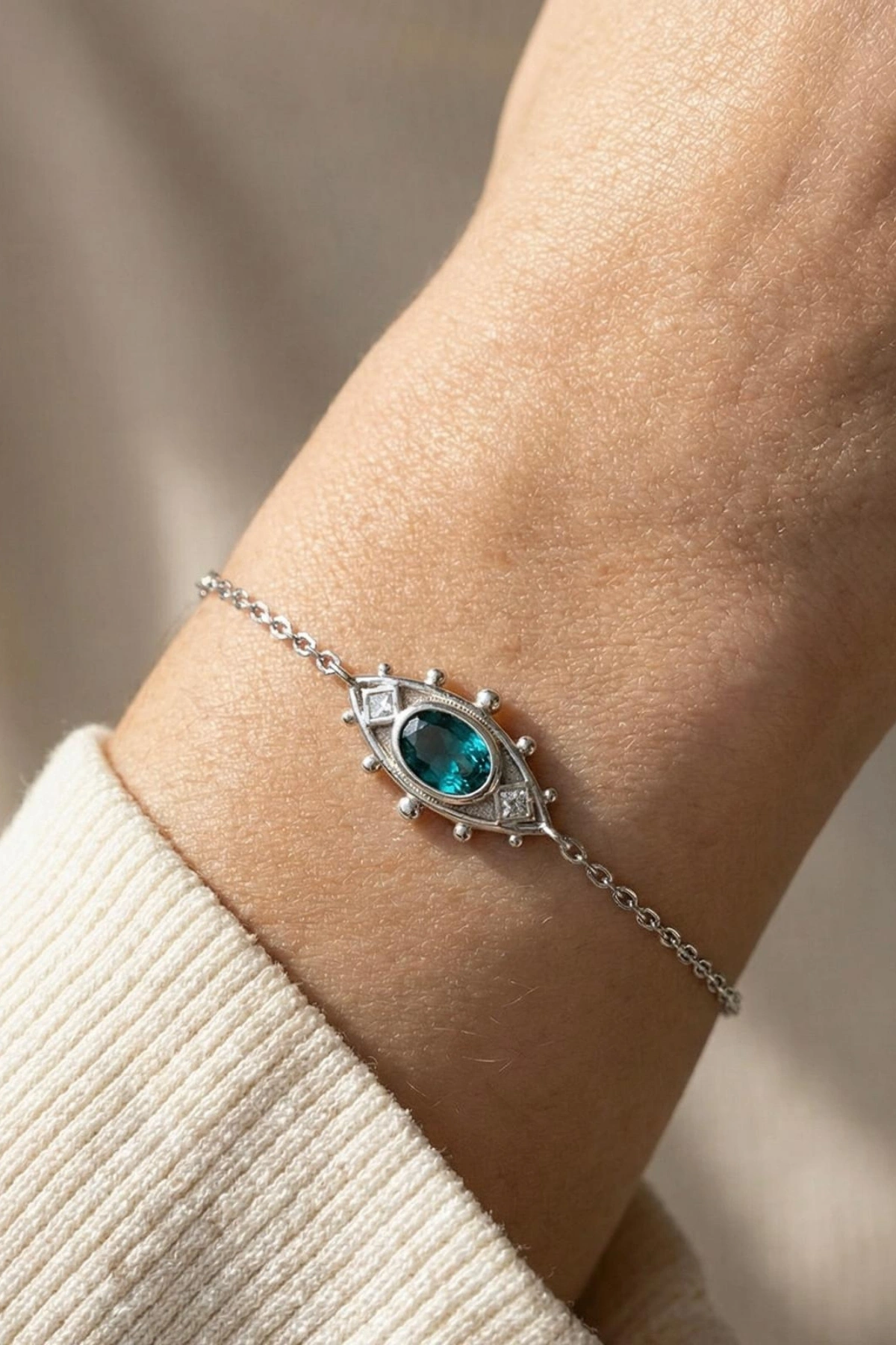 925 Ayar Gümüş Chloe Bileklik