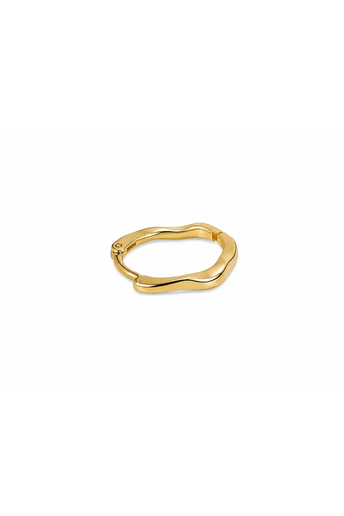 Halka Kıvrımlı Taşsız  Piercing&Küpe