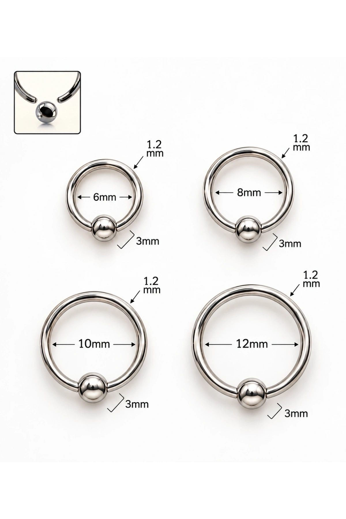Titanyum Piercing