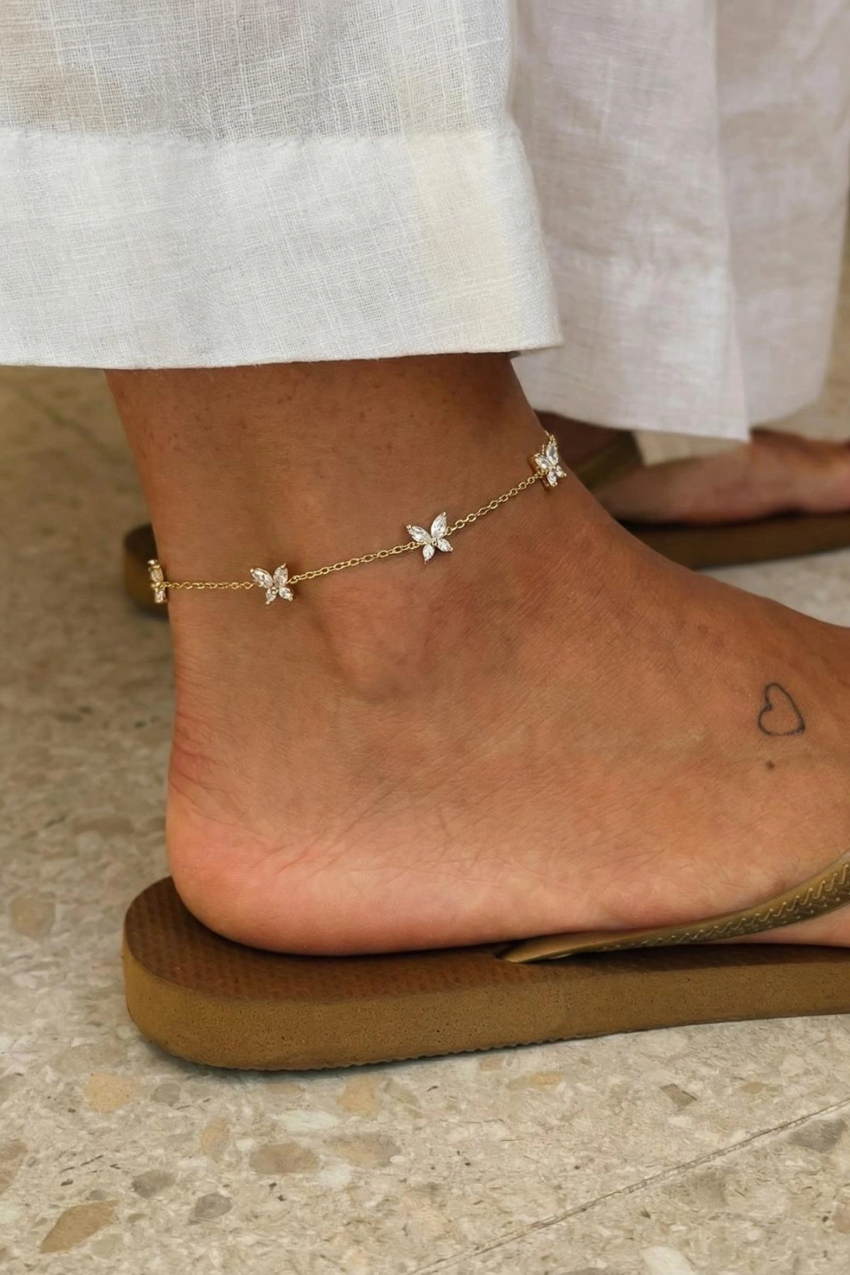 925 Ayar Gümüş Butterfly Halhal