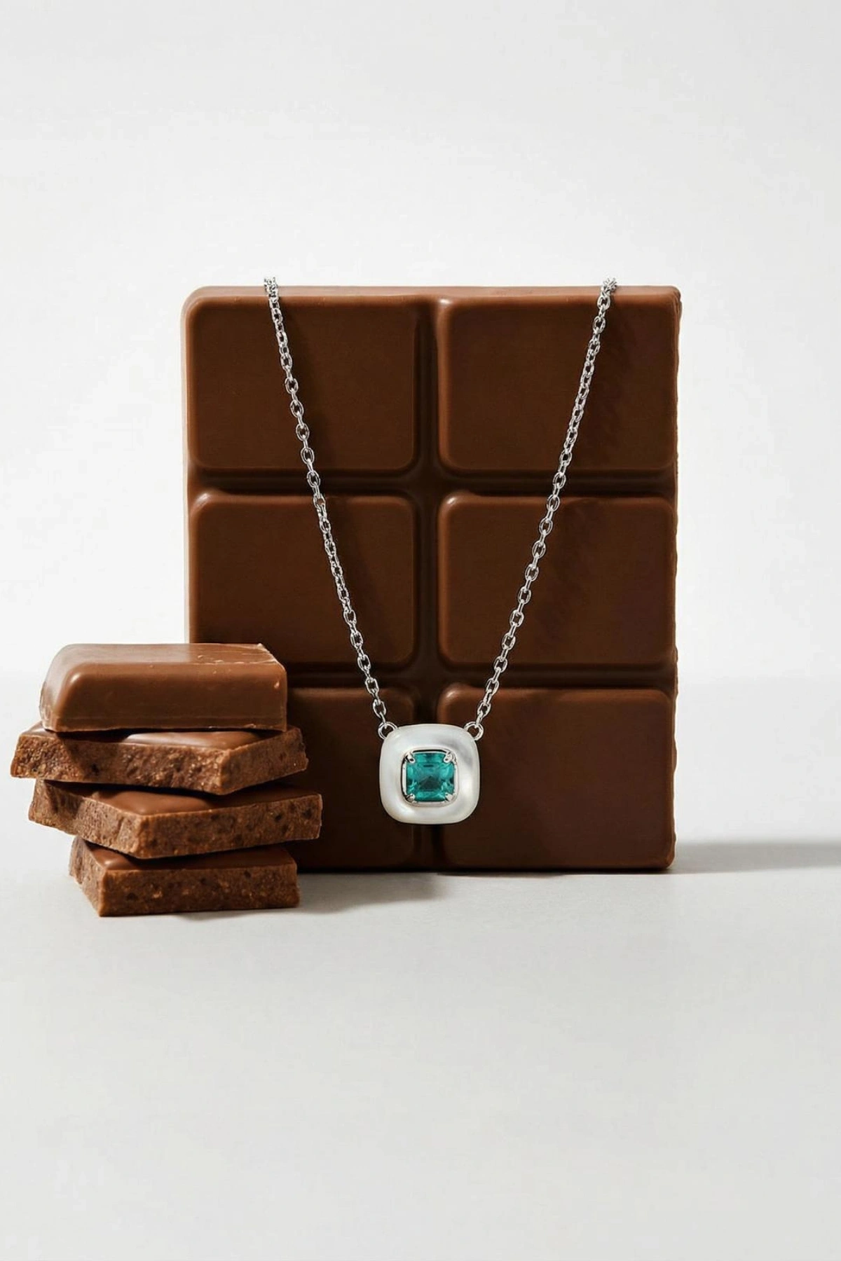 925 Ayar Gümüş Guendalina Kolye