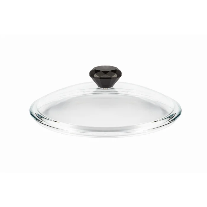 26 cm Febern Premium Bio Granit Alüminyum Döküm Nisch Tencere (Siyah-Koyu Ahşap Kulp)