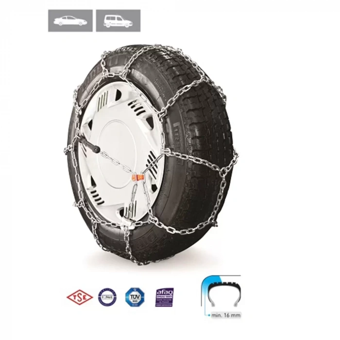 225/50R16 ŞDL Binek Takmatik Kar Zinciri - X90