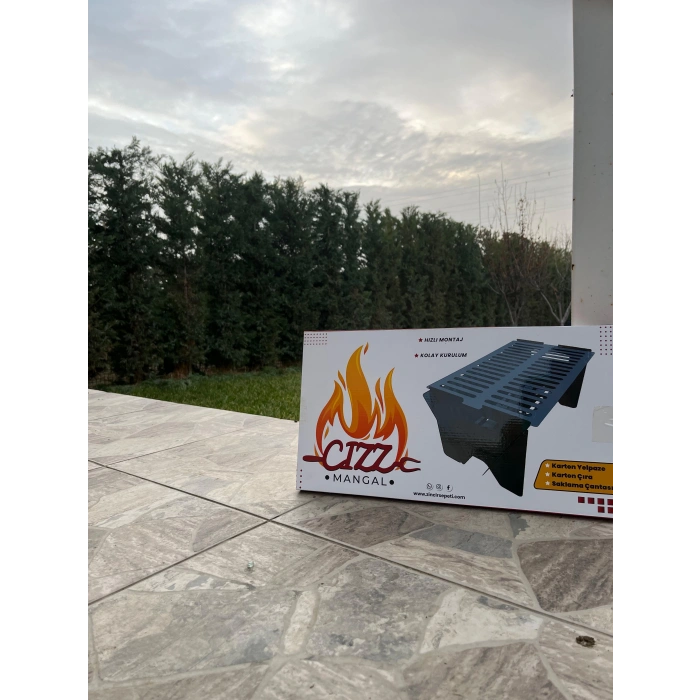 ŞDL - CIZZ MANGAL - TAŞINABİLİR, KOLAY KURULUM.
