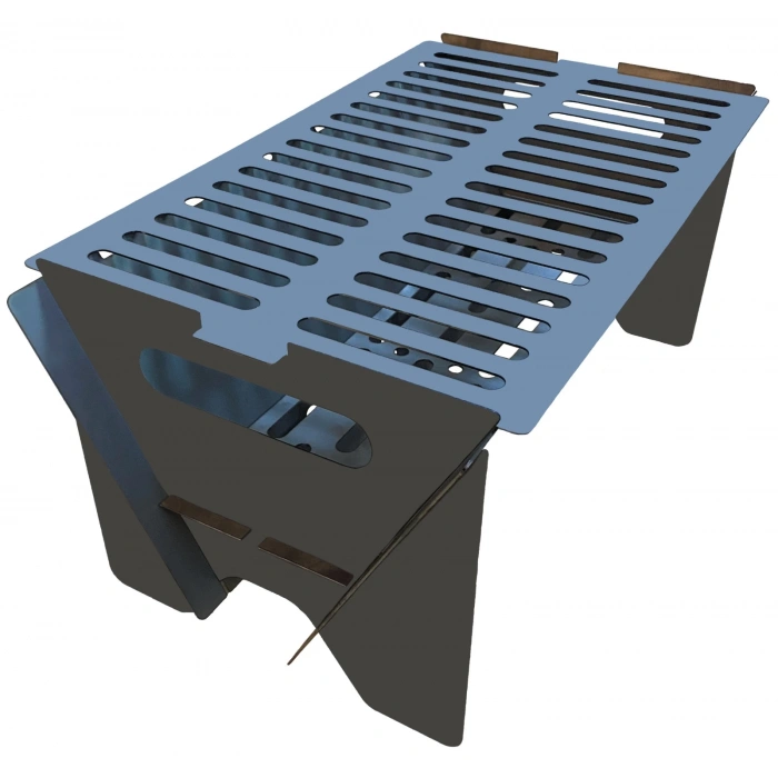 ŞDL - CIZZ MANGAL - TAŞINABİLİR, KOLAY KURULUM.