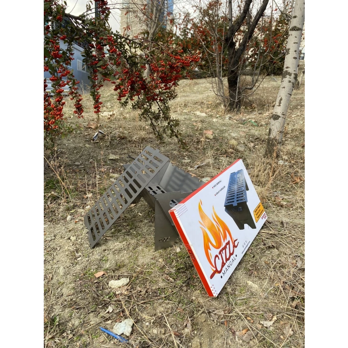 ŞDL - CIZZ MANGAL - TAŞINABİLİR, KOLAY KURULUM.