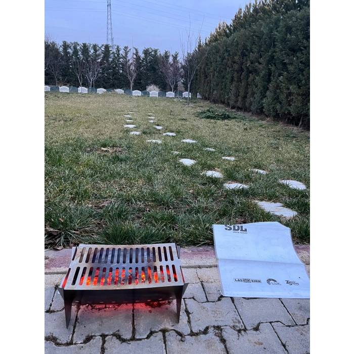 ŞDL - CIZZ MANGAL - TAŞINABİLİR, KOLAY KURULUM.