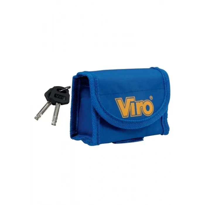 Viro Shark - Ekstra dayanıklı, motosikletler için uygun, 5.5mm KIRILMAZ - KESİLMEZ disk kilidi