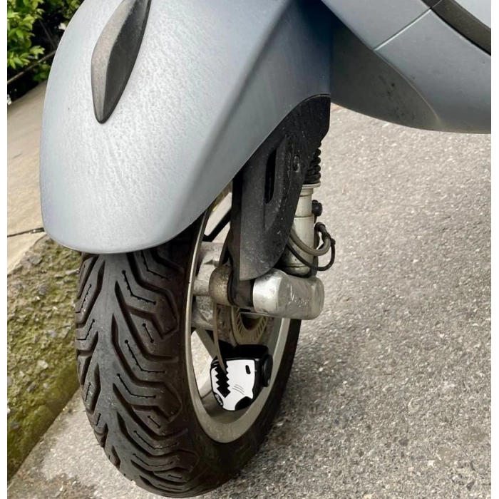 Viro Shark - Ekstra dayanıklı, motosikletler için uygun, 5.5mm KIRILMAZ - KESİLMEZ disk kilidi