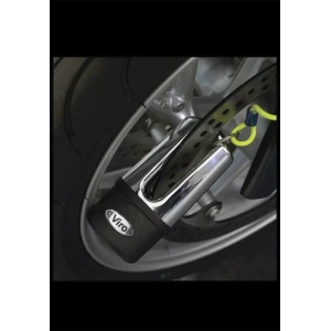 VİRO BLINDATO, 11mm Disk kilidi. motosiklet ve scooterlar için ekstra sertleştirilmiş, 3 anahtarlı. KIRILMAZ-KESİLMEZ