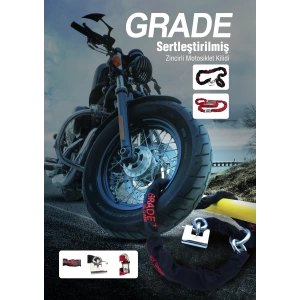 13mm GRADE Plus Motosiklet Zinciri Kesilmez Ekstra Sertleştirilmiş Zincir - Üreticiden Doğrudan Satış