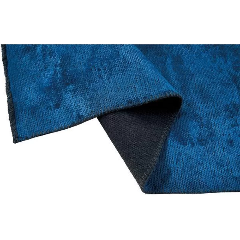 Hoom Rugs Flat Kilim Navy Blue Yıkanabilir Dekoratif Kilim