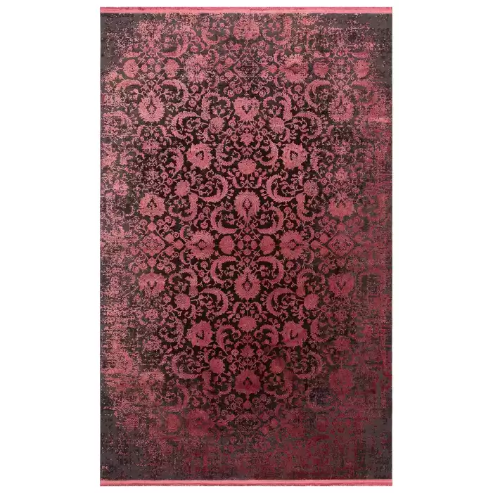 Eko Halı Cordoba DB 02 Antrasit Burgundy Modern Salon Halısı