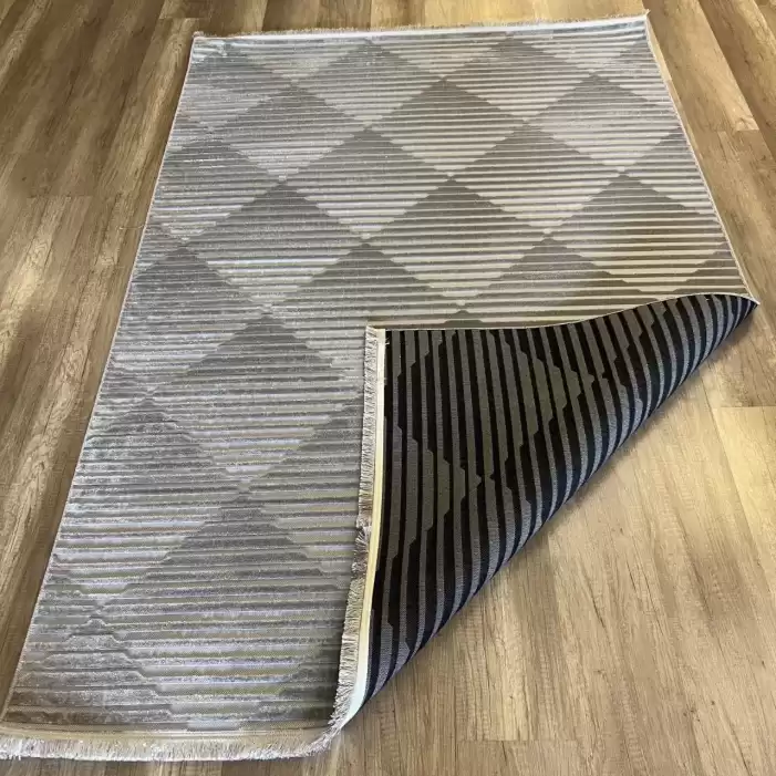 Hoom Rugs Bentley 9512 A Gri Modern Yüksek Kalite Dekoratif Halı