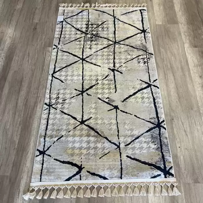Luxess Halı Pera 1052 Gold Makinada Yıkanabilen Kilim