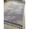 Hoom Rugs Tğr Cool Açık Gri Peluş Yıkanabilir Halı