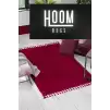 Hoom Rugs Tğr Cool Kırmızı Peluş Yıkanabilir Halı