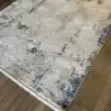 İpek Halı Burgaz 2621 A Krem Mavi Modern Salon Halısı