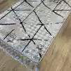 Luxess Halı Pera 1052 Gri Makinada Yıkanabilen Kilim