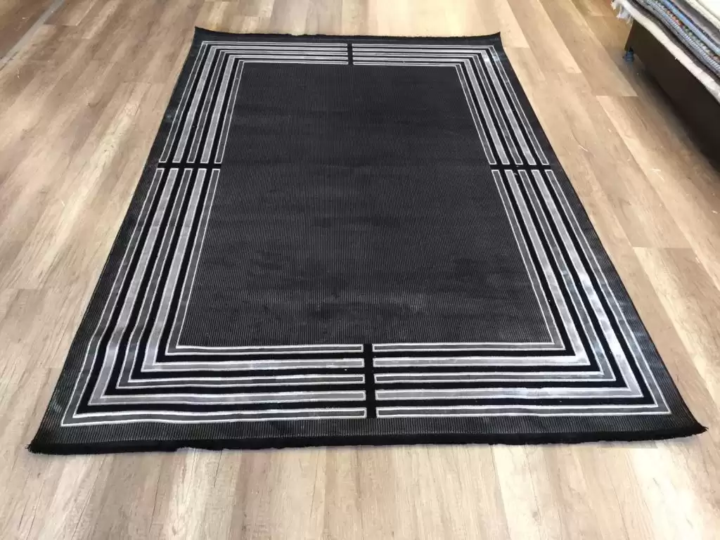 Hoom Rugs Marsala 7709 A Siyah Antrasit Modern Salon Halısı