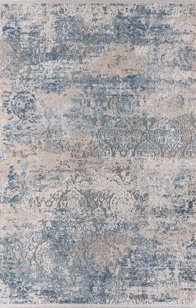 Hoom Rugs Prince 1071 Mavi Klasik Salon Halısı