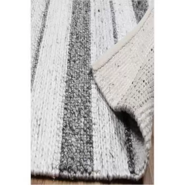 Eko Halı Jade J395 Natural Grey XW 130x190 2,47 M2 İthal Örgü El Dokuma Yün Halı