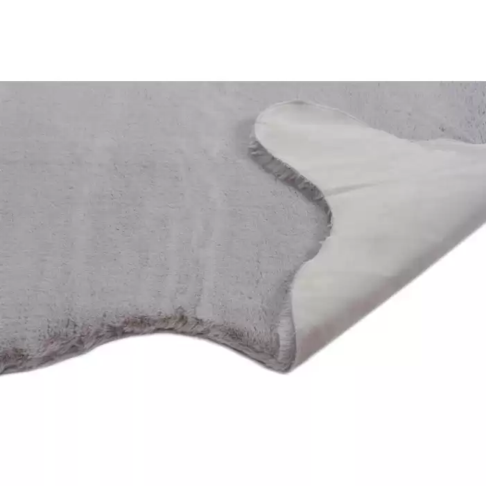 Hoom Rugs Rabbit Fur Cool Grey Dekoratif Suni Post