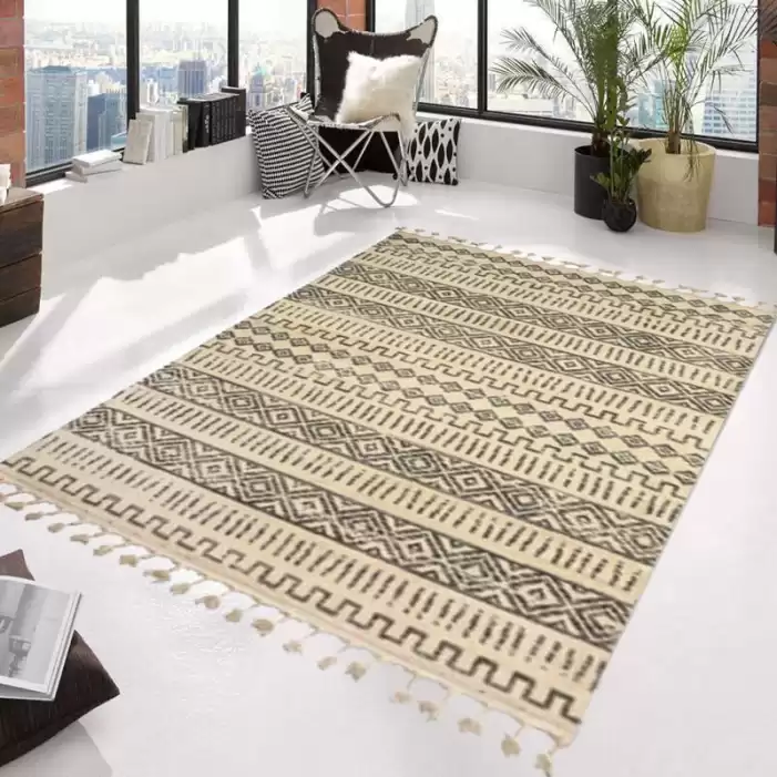 Hoom Rugs Scandinav 801 Gri Modern İskandinav Halı