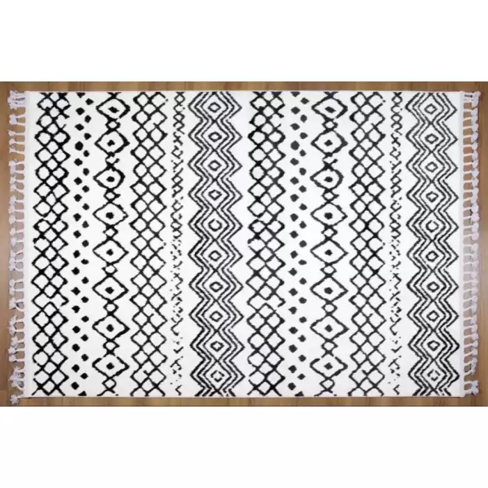 Hoom Rugs Scandinav 809 Beyaz Modern Salon Halısı