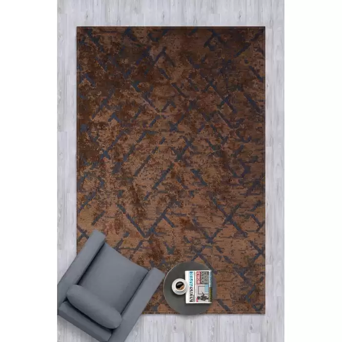 Hoom Rugs Secret Kilim Terra Yıkanabilir Dekoratif Kilim