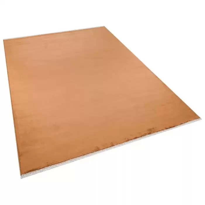 Hoom Rugs York 202 Taba Tek Renk Desensiz Modern Salon Halısı
