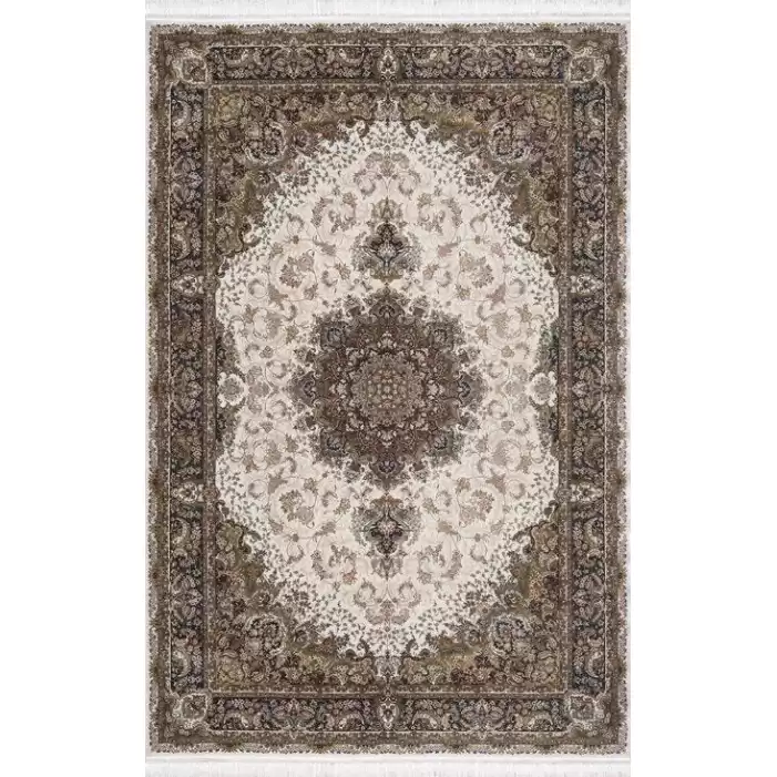Artemis Halı Silk 5158 A Lacivert Kemik İpekli Salon Halısı