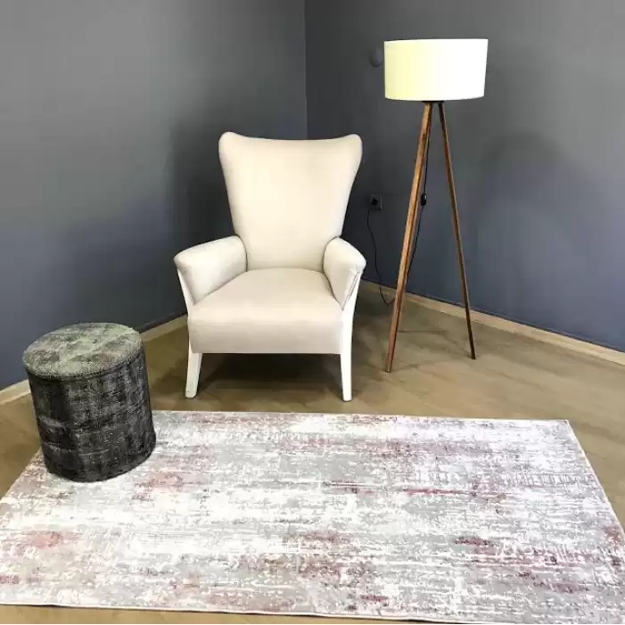 Luxess Halı Tuval 1007 Pudra Modern Halı