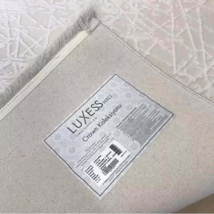 Luxess Halı Crown 1015 Krem Modern Halı