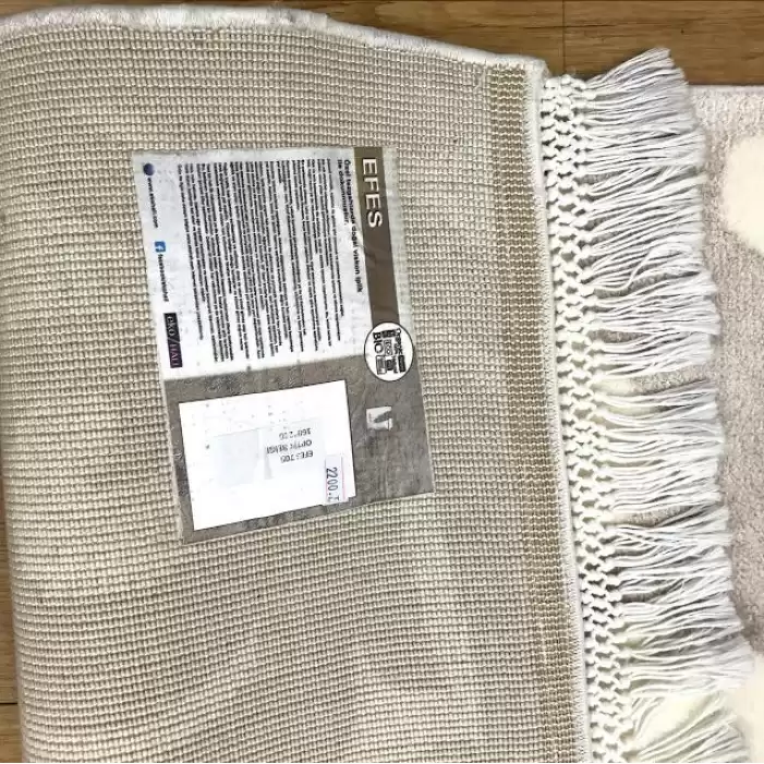 Eko Halı Efes 705 Optic Beige KRB Modern Özel Tezgah Halısı