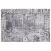 Hoom Rugs Rome 8701 Gri-Antrasit Doğal Bambu Viskon Halı