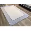 Hoom Rugs Rome 8733 Gri Krem Çerçeveli Modern Salon Halısı